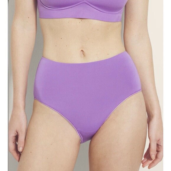 Soma Brief Vanishing Tummy Modern Brief Panty in Lavender Orchid Purple Large - Picture 1 of 6